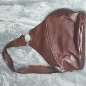 Vintage Brown Leather Backpack